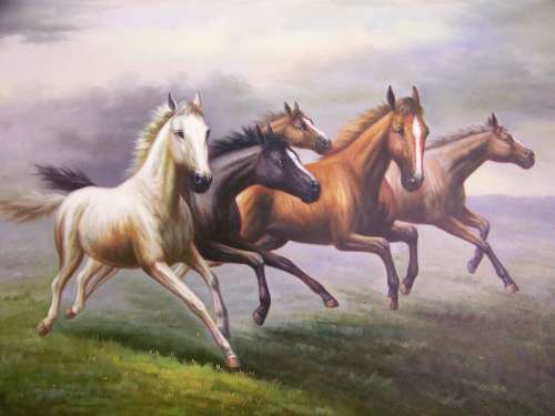 Horses Edible Icing Image - Click Image to Close